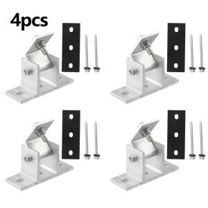 앵글 브래킷이 있는 태양광 패널 회전식 고도 지붕 장착 부착물 틸트 레일 지지대