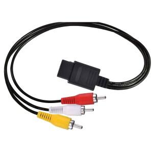 1.8m 복합 AV 오디오 비디오 TV 어댑터 케이블 Nintendo호환 64 3 RCA 코드 슈퍼 SNES 게임 큐브 GC 액세서