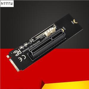 M2-PCIE 4X 라이저 카드 어댑터 M.2 키 X4 전송(PCI Express 1X-16X 마이닝용 LED 전압 표시기 포함)