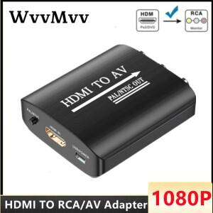 HDMI 호환 RCA 컨버터  HDMI-AV 어댑터  비디오 스케일러 합성 PAL/NTSC 출력  애플 호환 TV 프로젝터 DVD