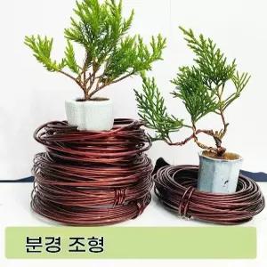 분재철사 소프트철심 원예철사 철심와이어 나무지지대 코어알루미늄 철사