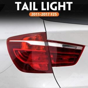 2011- F25 BMW 호환 X3 후면 LED 테일 라이트 스톱 브레이크 램프 미등 전구 없음 63217217311