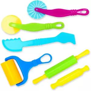 용 울웨파 점토 도구 및 반죽 세트 롤러가 있는 공예 액세서리 키트 주걱 자르기 롤링 핀