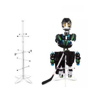 휴대용 거치대 하키 장비 디스플레이 랙 아이스하키 진열 스탠드 걸이 수납대 정리함