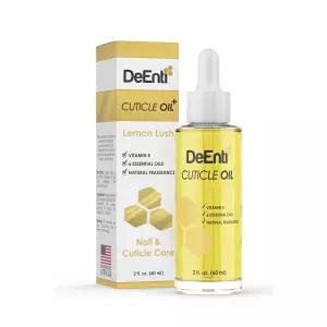 DeEnti 큐티클 오일 손톱용 호호바 2온스 하이드레이팅 네일 러쉬 레몬 향 리페어 비타민 E 용품 전문 살롱