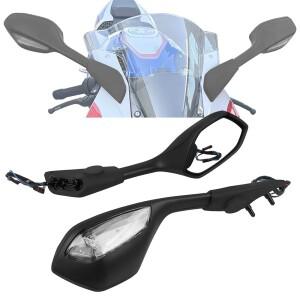 BMW 호환 S1000RR RR S -  LED 방향 지시등이 바이크 오토바이 백미러 라이트 후면보기 사이드
