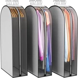 옷을 걸 수 있는 리우우드 10인치 가제트 의류 가방 40인치 정장 코트 드레스 재킷 셔츠 모피 옷장 보호대