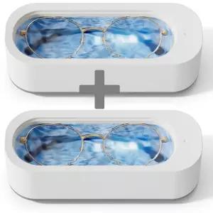 1+1 무선 초음파 안경 렌즈 세척기 휴대용 주얼리 시계 미세 세정기