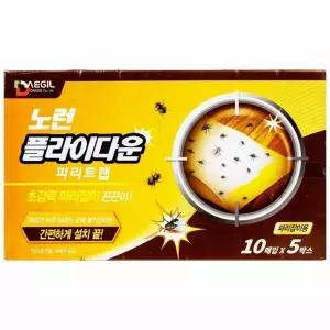 다운 5박스 10매입 x 노런 플라이 파리트랩