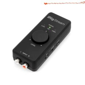 IK iRig Stream 휴대용 모바일 폰 라이브 노래 카드 컨버터