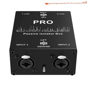XLR 오디오 아이솔레이터 전류 사운드 소음 제거 믹서 마이크 공통 접지 필터 다기능