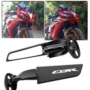 호환 CBR600RR CBR 600 954 1000 RR 650R 용 바이크 오토바이 CNC 백미러 고정 윙