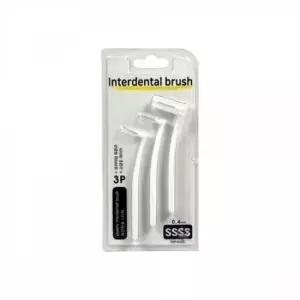친절한탄씨 WL 고강도 와이어 치간칫솔 L형 3P 0.4mm 화이트 사이칫솔 임플란트칫솔 플라그제거