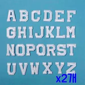 TBZ 알파벳 열 간편 접착 26종 와펜세트 x2개 귀여운와펜 셔츠리폼 옷리폼 가방꾸미기