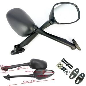 호환 CBR250R CBR300R CB1300S 바이크 오토바이 후방 사이드 미러와 호환되는 교체용 레이싱