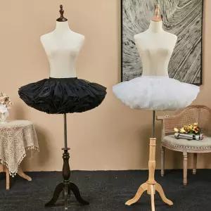 속치마 쉬폰 패티코트 촬영 빅사이즈 이너웨어 시스루 풍성 샤스커트 볼륨