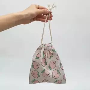 더스트백 복조리 조리개파우치 중 면파우치 면파우치 린넨파우치 더스트백 복조리파우치