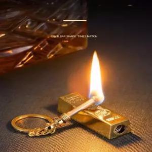 새 성냥 라이터 점화기 개비 기계식 향초 기발한 빈센조 키링 신기한 충전