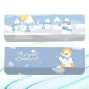 [하프클럽/알티피아]인테리어 패브릭 벽걸이 에어컨 가림막 커버