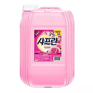 센세이션 소 세제 대용량 호텔용 로즈향 빨래 세탁 20L 섬유유연제 핑크 말통 모텔용 숙박업체용 샤프란
