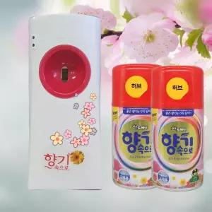 산도깨비 향기속으로 방향제 자동분사기+리필 허브향 2개