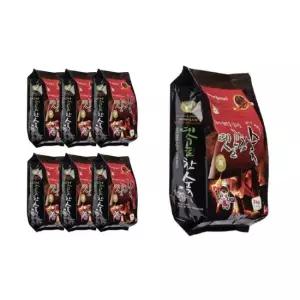 지피니 옛골 참숯 3kg + 착화제 포함 6개입 1박스 숯 참숯