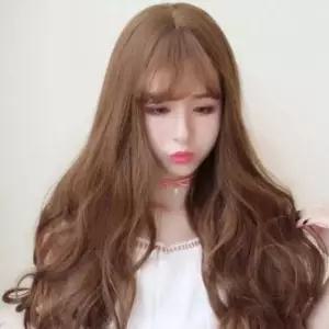 반가발 데일리 연출 웨이브반 롱 가발 (망포함) 포니테일