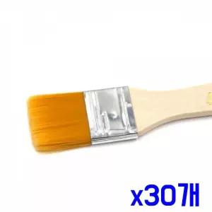 부드러운 다용도 우드소재 붓 4호 x30개 페인트붓