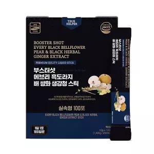 [참앤들황토농원]펠로디 부스터샷 흑도라지 배쌍화 생강청 스틱 100포 1박스