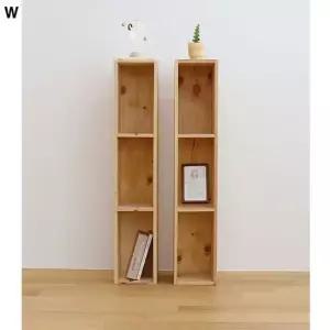 DIY3단책장 삼나무슬림 고급조립책장 원목책장 원목책장 DIY책장 조립책장 삼나무책장