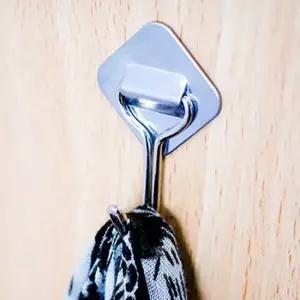 부착식열쇠걸이 스텐 소품 마스크 후크 걸이 사각 다용도걸이 모자걸이 벽옷걸이