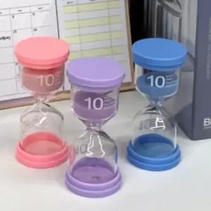 색랜덤1개 10분 미니 모래시계 타이머 반신욕 요리 문 10분모래시계 타이머 사우나모래시계
