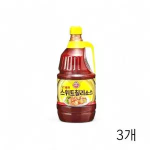 친절한탄씨 WL 오뚜기 스위트칠리소스 2.1Kg X 3개 대용량 업소용 쌀국수 샤브샤브 월남쌈 튀김소스