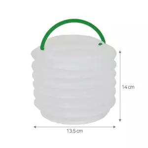 TBZ 미술용 자바라 물통 대 16x16x13cm 수채화물통