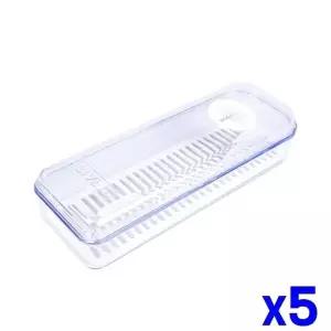 TBZ 투명 수저함 아크릴1호 x5개 수저통 수저케이스