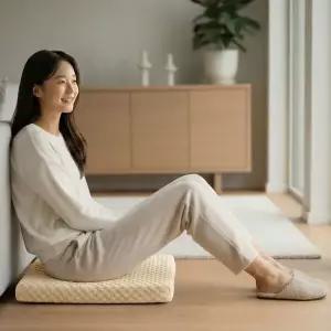 스너그홈 천연라텍스 오가닉코튼 방석 5cm L