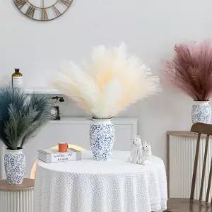 아트박스/플라워트리 대형 팜파스 조화 화병 핑크뮬리 갈대 set 70cm 3컬러