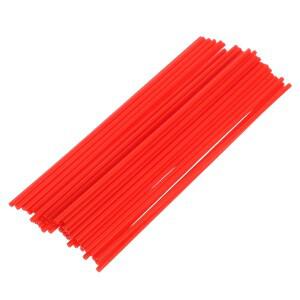 50Pcs 스프레이 캔 노즐 연장 튜브 레드 녹 제거제 윤활제 산성 알칼리 방지 팁