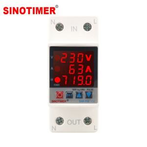 과전압 보호기, 제한 전력계, KWH 에너지 미터, 소비, 220V, 63A, 40A