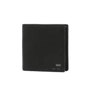 닥스 액세서리 26FW [NEW] 알렉산드라 시그니처 체크 배색 블랙 소가죽 중지갑 DBWA6F727BK