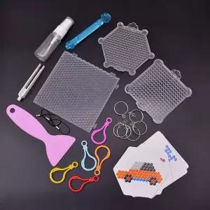 Pegboard 끈적 물 구슬 액세서리 perlen 도구 지그 소 퍼즐 beadbond 교육 장난감 diy 매직 비즈
