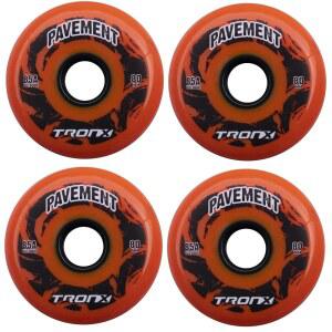 TRONX OUTDOOR ASPHALT PAVEMENT 85A 인라인 하키 4팩 휠 롤러
