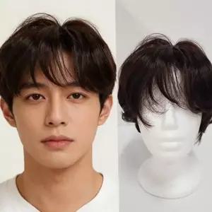 남성 통가발 통가발 데일리 웨이브 캐주얼 커트 패션 헤어