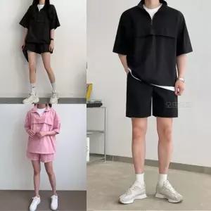 WL 오뜨모드 아노락세트 바람막이 반팔아노락 빅사이즈