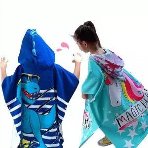 비치타올 바디 큰수건 키즈 유아 후드 타월 대형 물놀이 가운 샤워 목욕xyz831