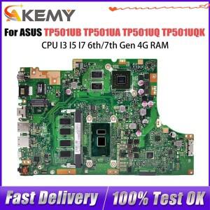 ASUS TP501U 마더보드 I3 4GB RAM VivoBook Flip 노트북