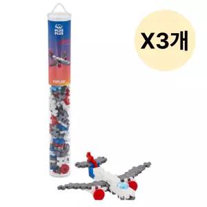 맥포머스 비행기 격자 십자 블록 세트 100pcs 3개