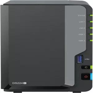 Synology DS224 2-Bay 디스크스테이션 NAS 인텔 셀러론 레드 번들 포함 J4125 16TB DDR4 및 RAM 2X 플러스