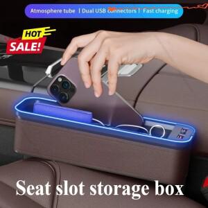 아우디 A1 RS4 TT 용 카시트 틈새 정리함 USB 충전 다기능 수납함