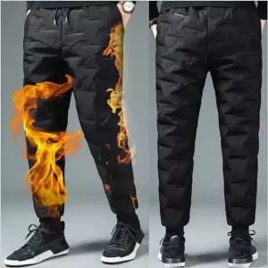 [하프클럽/]남자 겨울 엠보 누빔 패딩바지 팬츠 아웃도어 방한